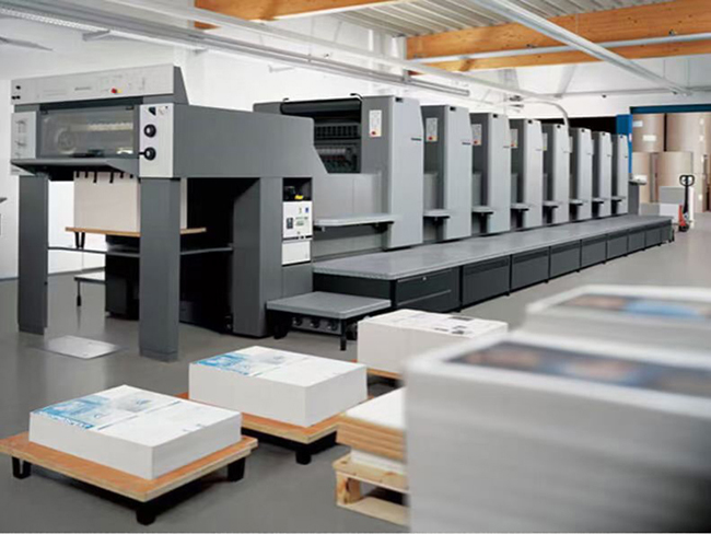máquina de impressão de 5 cores heiderberg