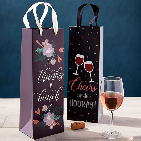 Hooray lunch wine bag