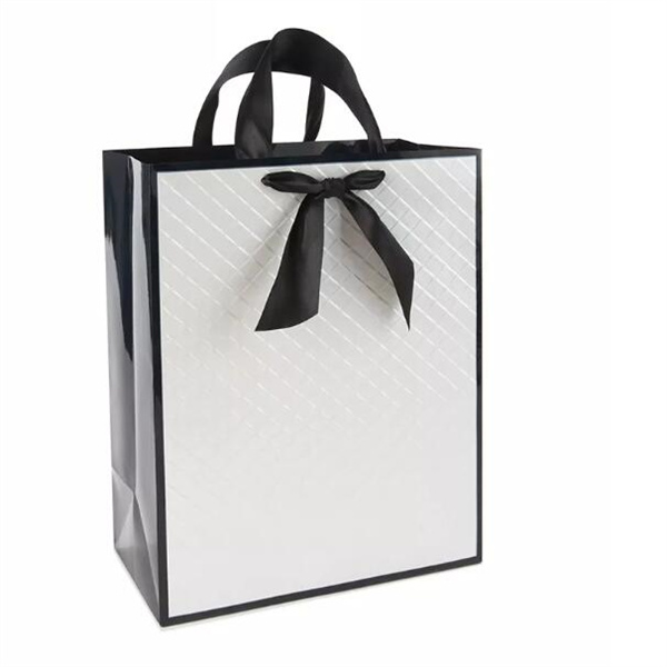 Texture brand packaging bag with butterfly ribbon