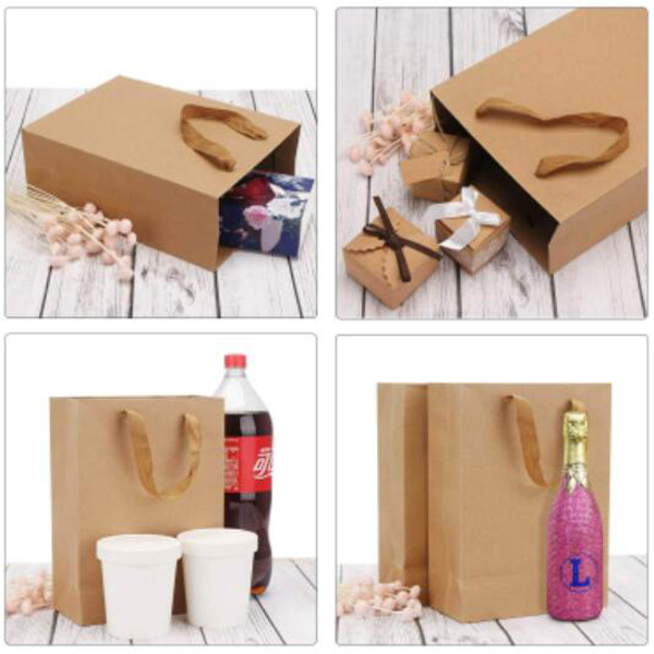 brown kraft paper bag wholesale